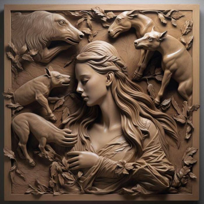 نموذج ثلاثي الأبعاد لآلة CNC 3D Art 